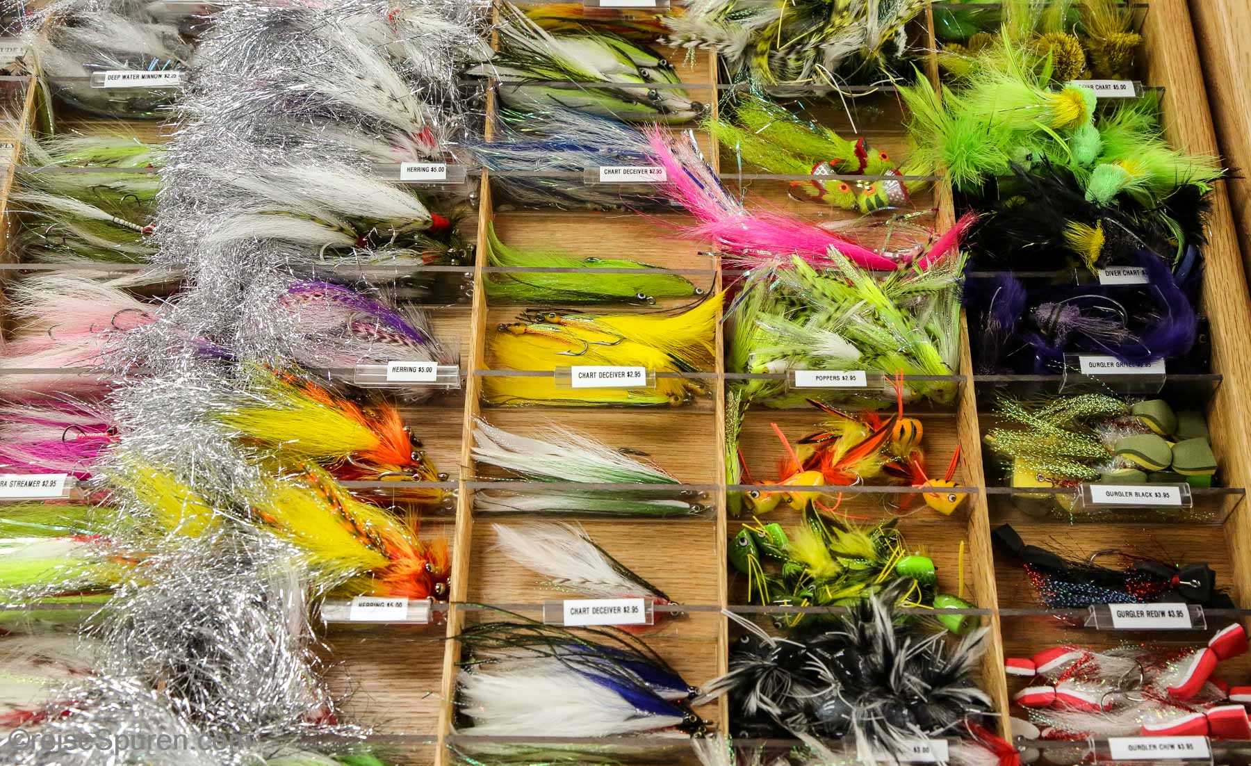 Fliegen fürs Lachsfischen