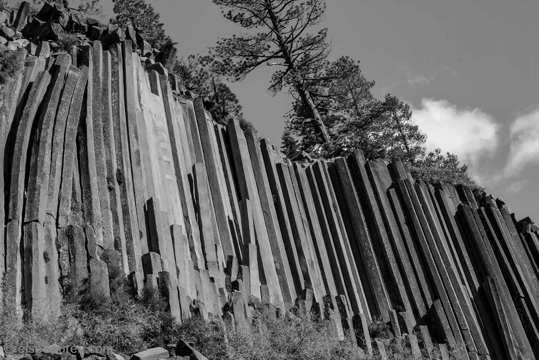 Säulenbasalt - Devils Postpile NM